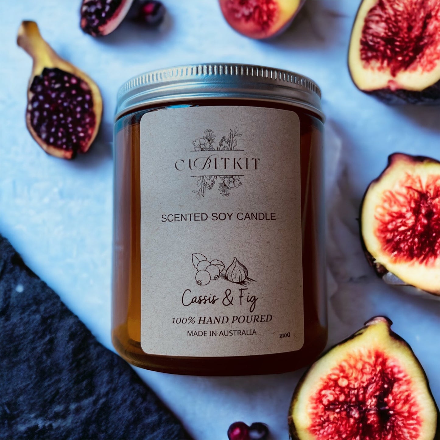 Cassis Fig - Scented Candle (210g)