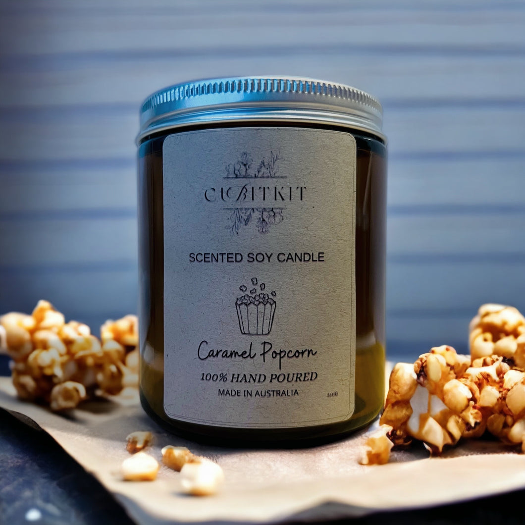 Caramel Popcorn Scented Candle 210g