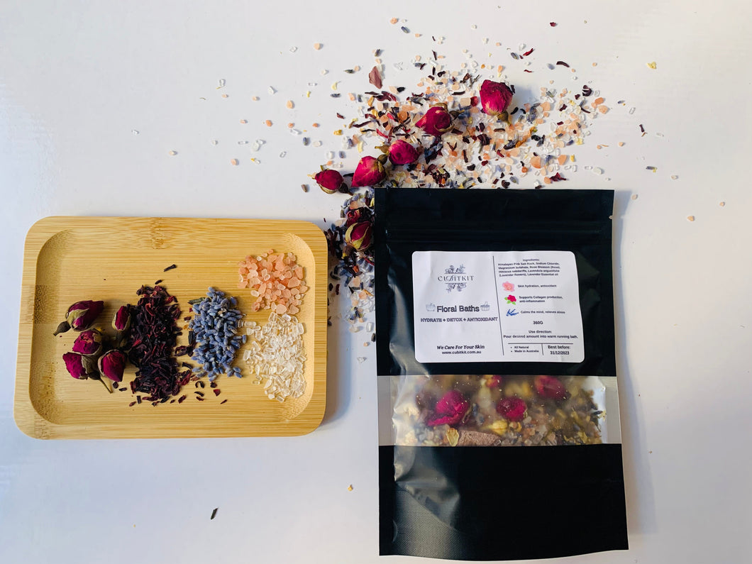 Floral Bath Salt - Rose Hydration 360g